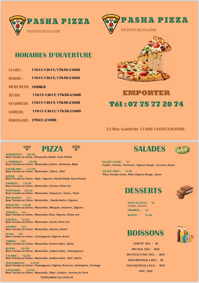Pasha Pizza, Pizza À Emporter à Castelnaudary