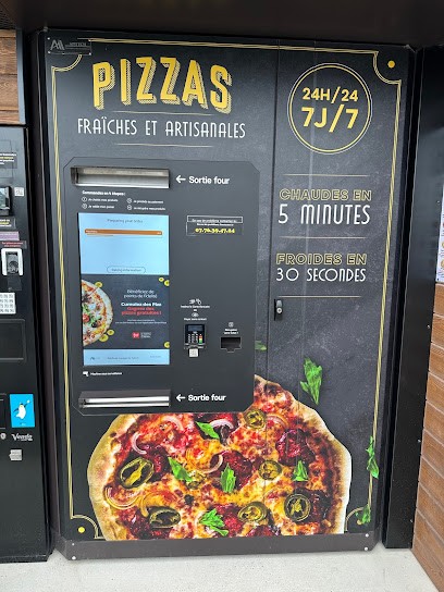 Distributeur Pizza Parking Funiculaire, Pizzas à Emporter au Tréport