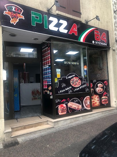Pizza 64, Pizzeria à Mantes-la-Ville