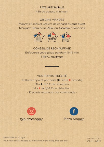 Pizza Maggy, Pizzas à Emporter à Gontaud-de-Nogaret