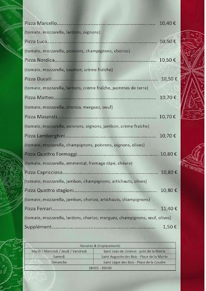 Pizza Marcello, Pizzas à Emporter à Beaucouzé