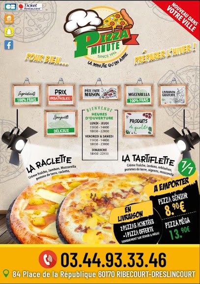 pizza minute, Pizzeria à Ribécourt-Dreslincourt