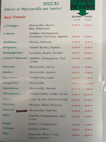 Pizz’Aiola, Pizzas à Emporter à Saint-Sernin-du-Bois