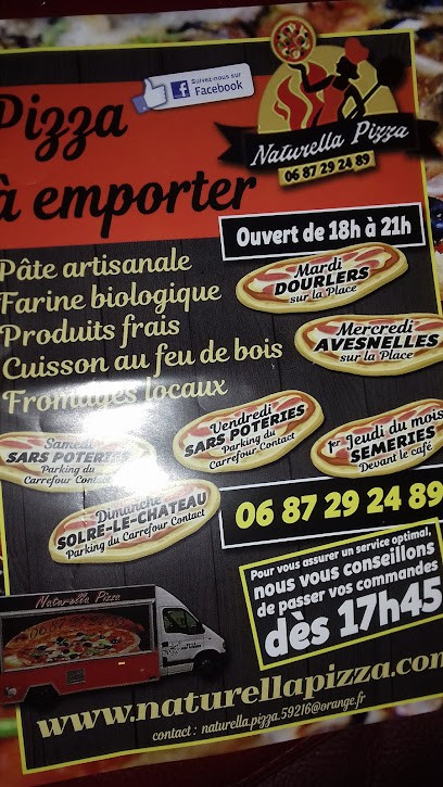 Naturella Pizza, Pizzeria à Sars-Poteries