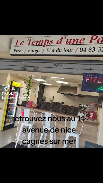 Pizza et Burger Le temps d'une pause ( Chez Lydie et Seb ), Pizzas à Emporter à Cagnes-sur-Mer