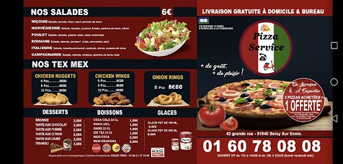 PIZZA SERVICE, Pizzeria à Soisy-sur-École
