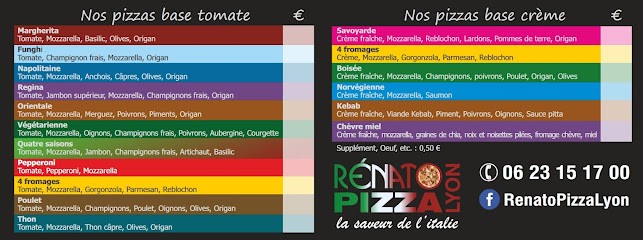 Renato Pizza Lyon, Pizzas à Emporter à Ternay