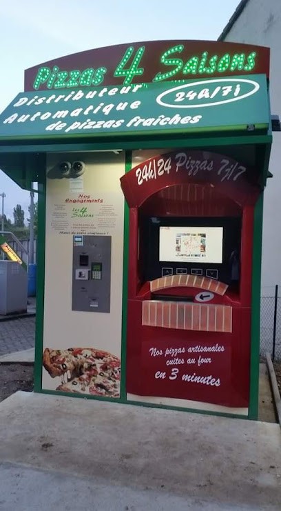 Distributeur à pizza Les 4 Saisons Distribution 7j/7, Pizzas à Emporter à Nancy